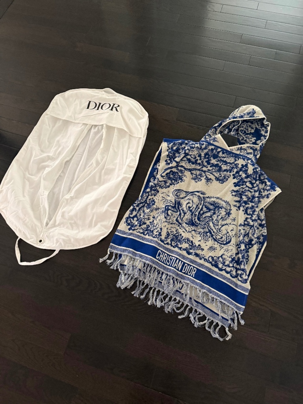 Dior Riviera Blue Poncho